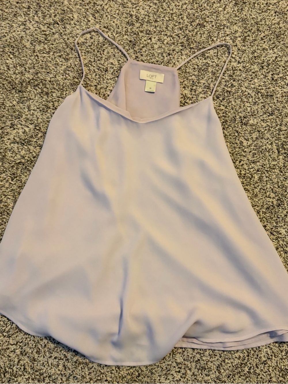 LOFT Light Lavender Spaghetti-Strap Cami
